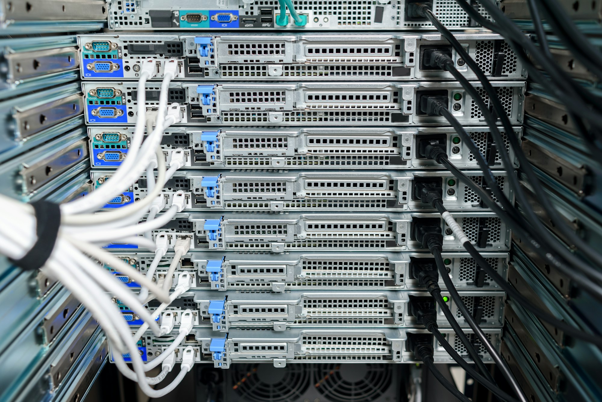 Working hardware in data center